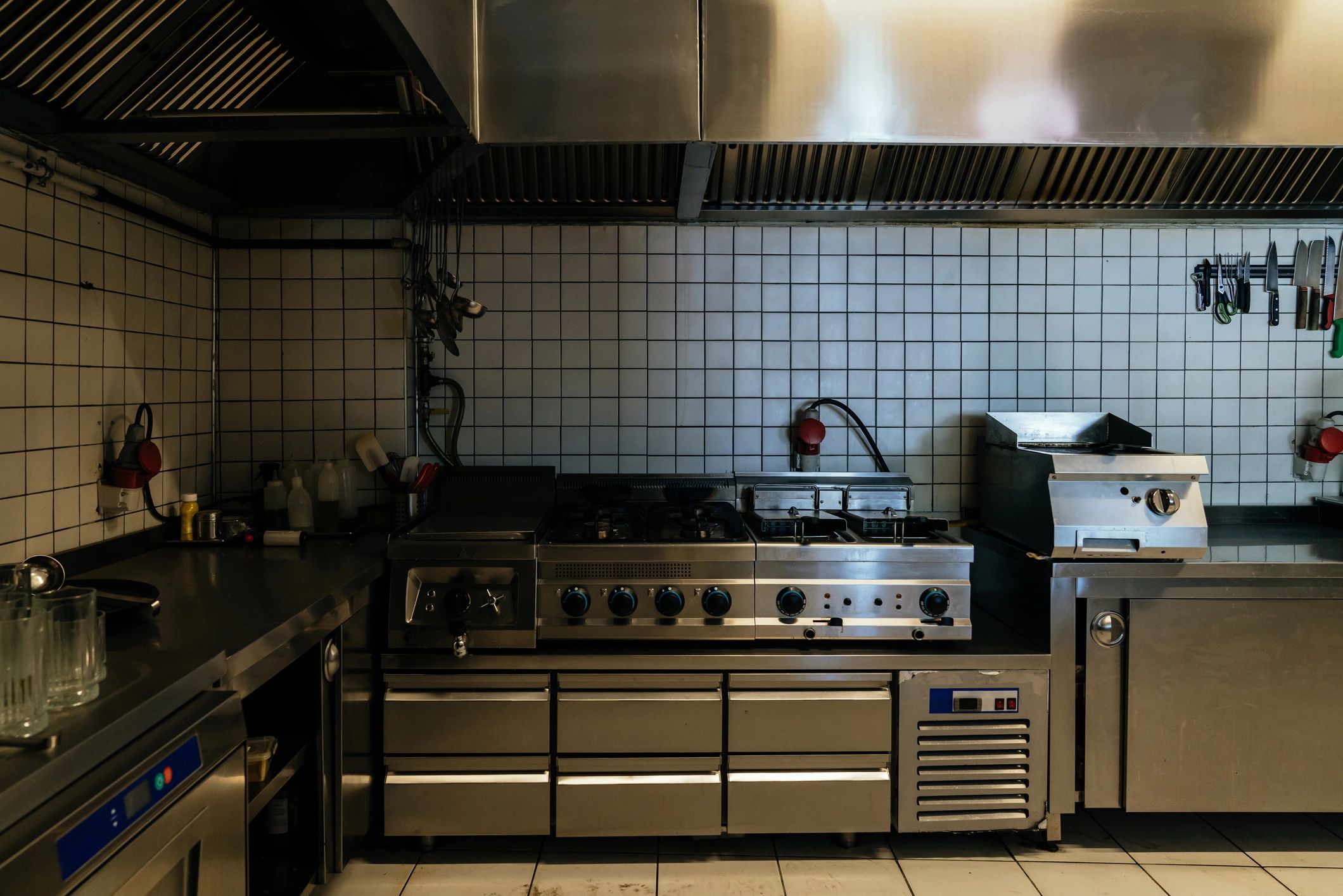 Industrial kitchen equipment for professional food-service operations